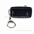 Built-in USB Mobile Phone Charger for iPhone 5, with Keychain